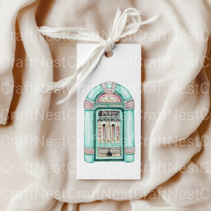 Jukebox Vintage Clipart Bundle - CraftNest - Digital Crafting and Art