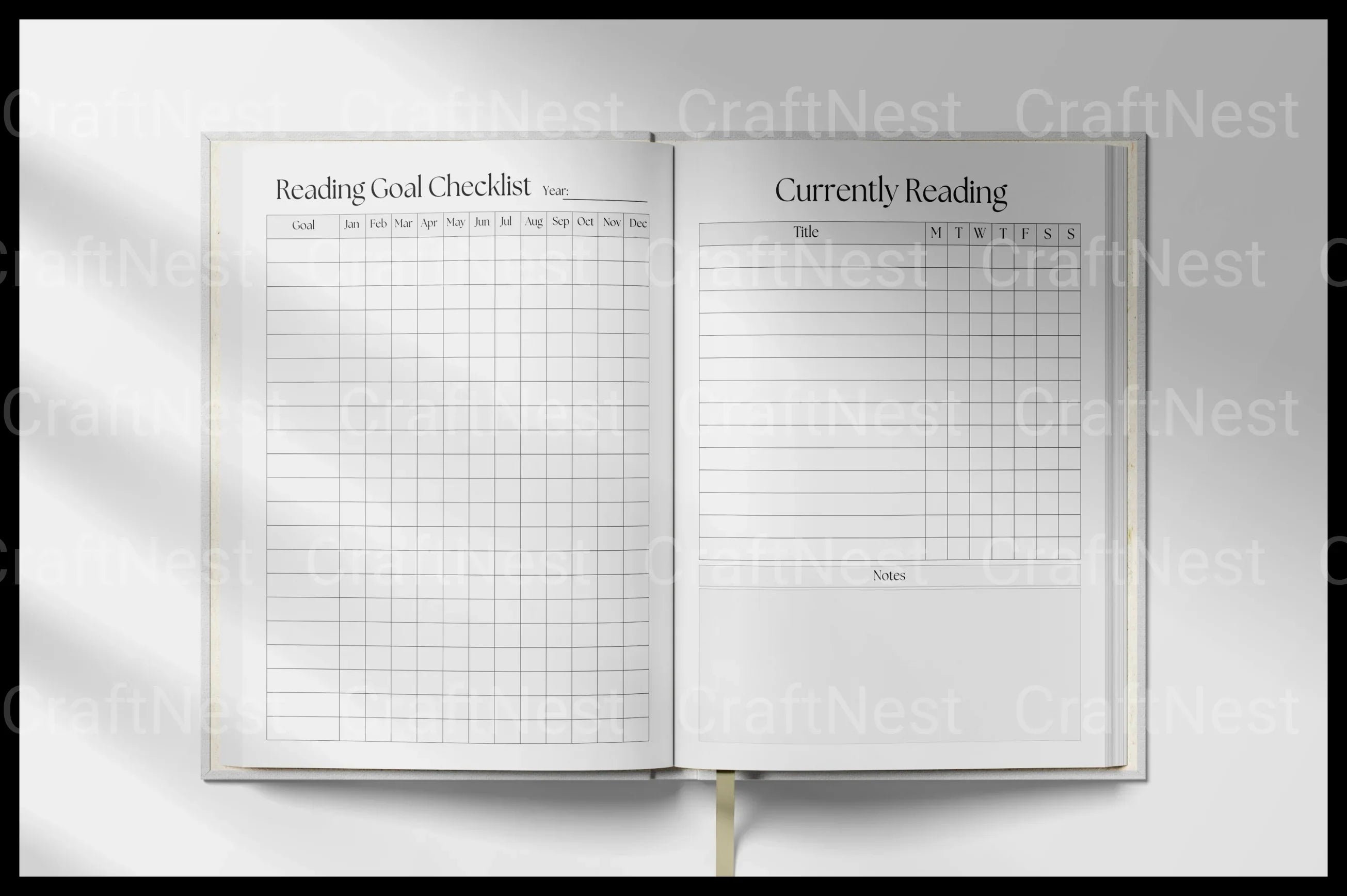 Reading Planner Guide - CraftNest - Digital Crafting and Art