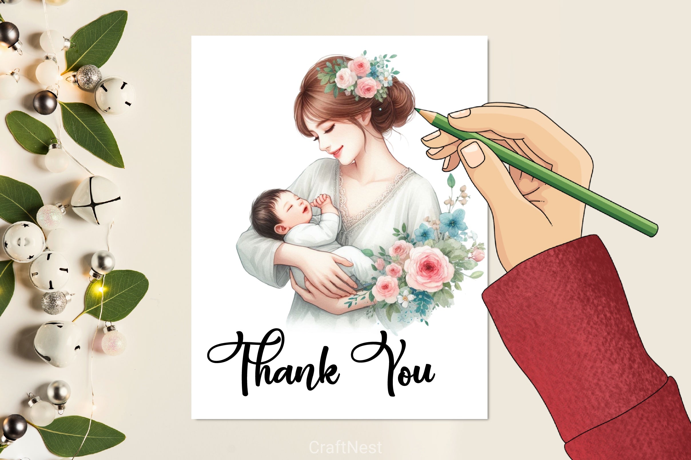 Mothers Day Clipart Bundle - CraftNest - Digital Crafting and Art