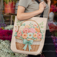 Flower Baskets Clipart Bundle - CraftNest - Digital Crafting and Art