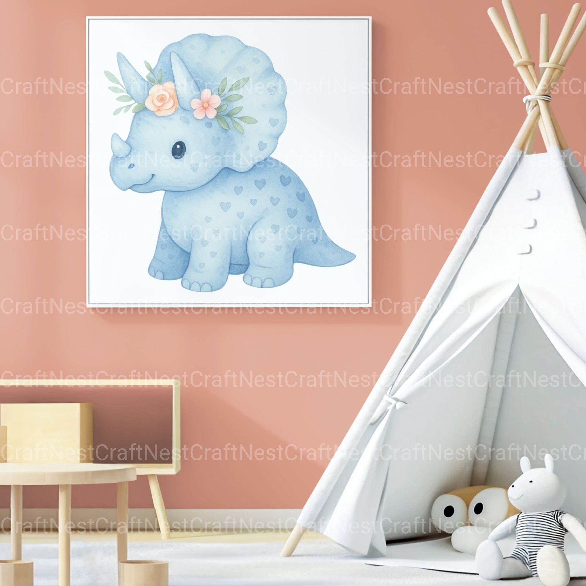 Baby Dinosaurs 2 Clipart Bundle - CraftNest - Digital Crafting and Art