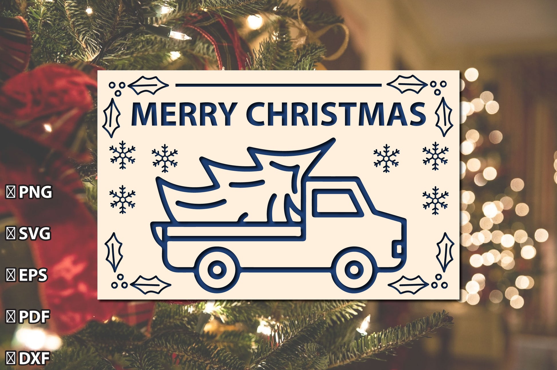 Merry Christmas Card SVG Bundle - CraftNest - Digital Crafting and Art