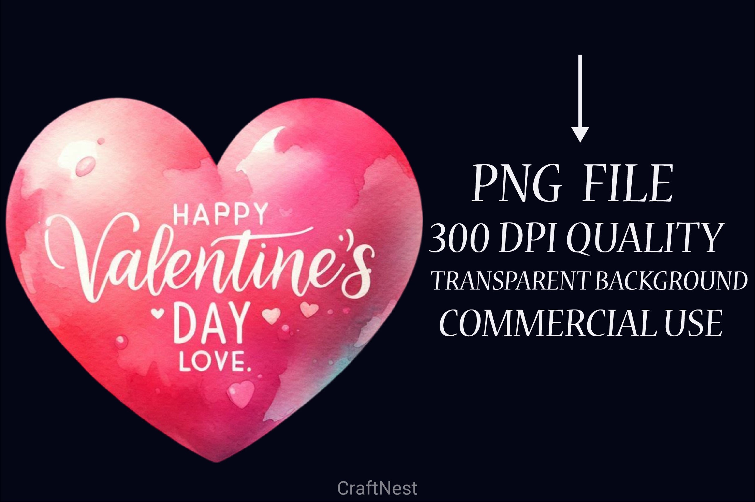 Valentine's Day Heart Clipart Bundle - CraftNest - Digital Crafting and Art