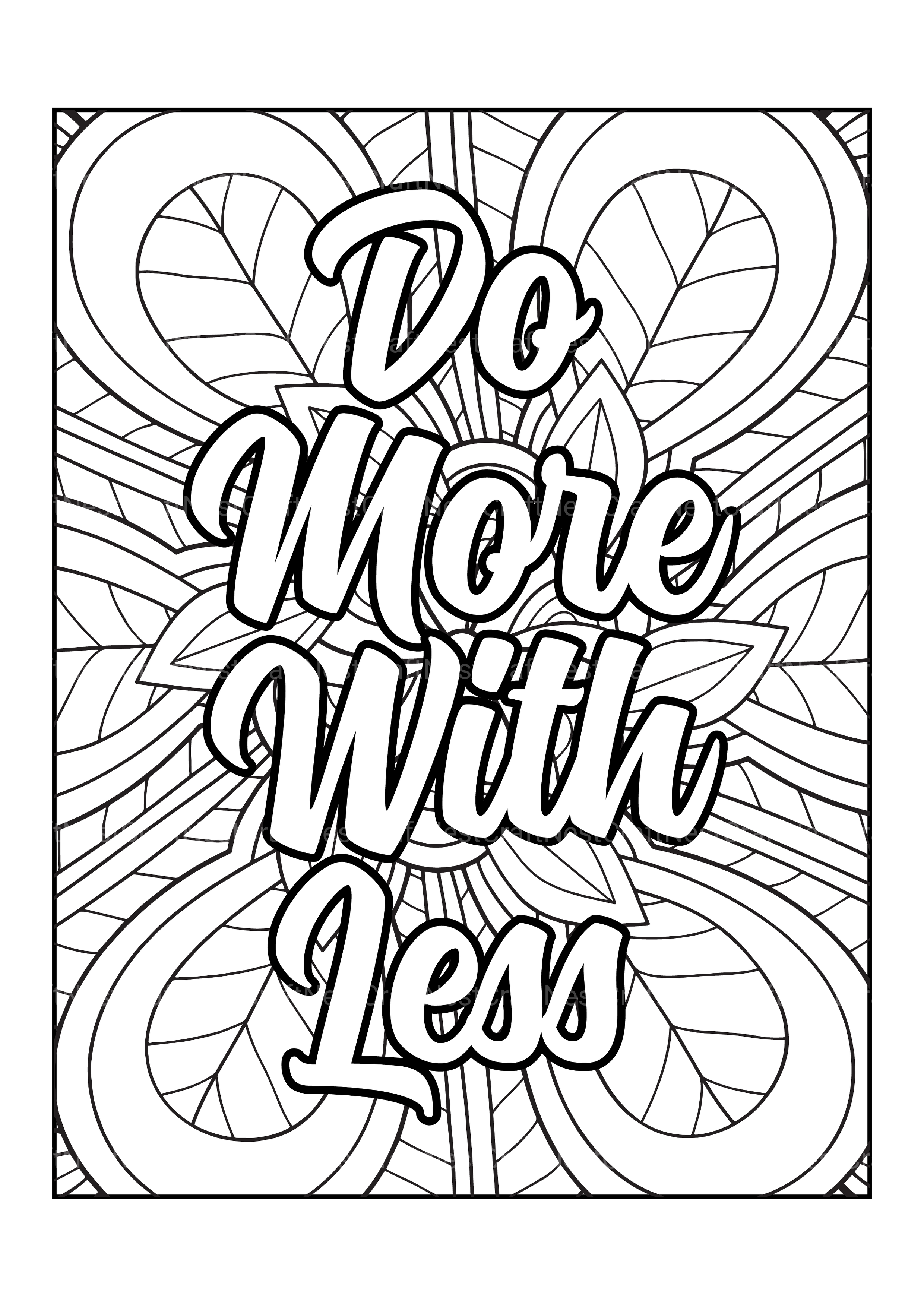 Motivational Quotes Coloring Book 10