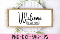 Welcome Sign SVG Bundle - CraftNest - Digital Crafting and Art