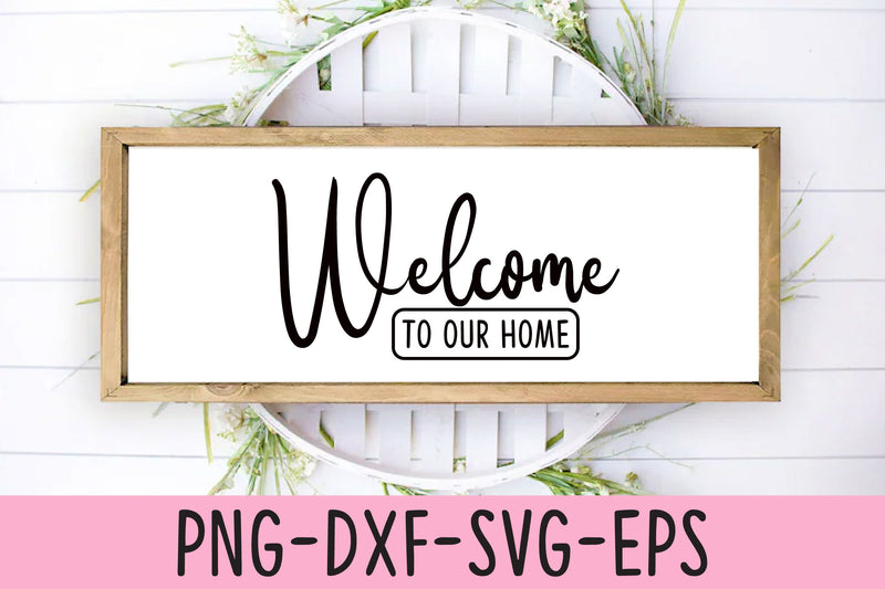 Welcome Sign SVG Bundle - CraftNest - Digital Crafting and Art