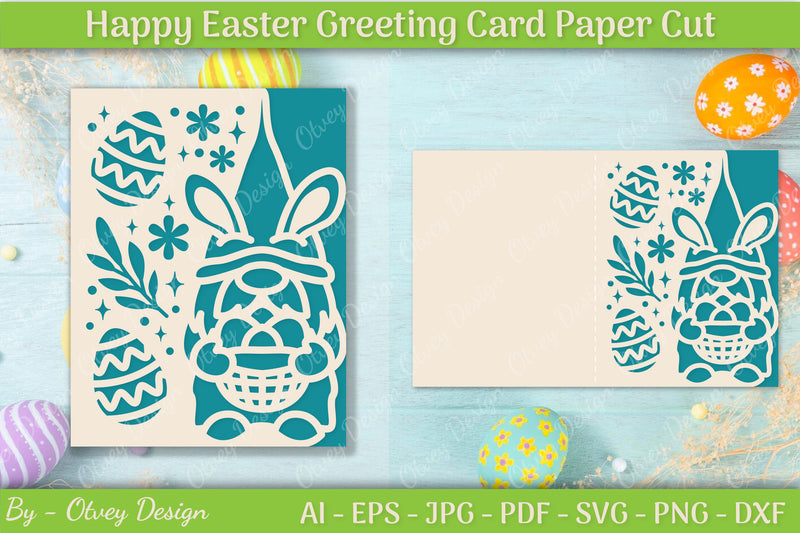 Easter Greeting Card SVG Bundle 17 - CraftNest - Digital Crafting and Art