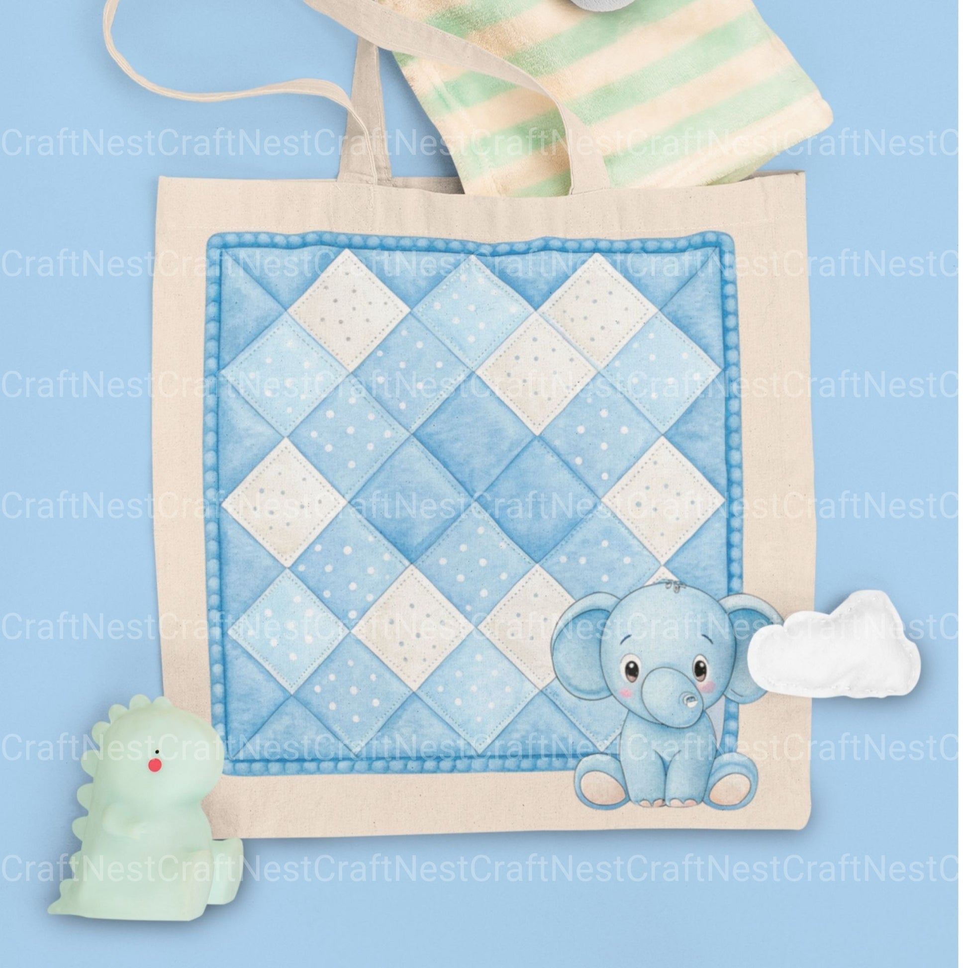 Quilt For Boys Clipart Bundle - CraftNest - Digital Crafting and Art