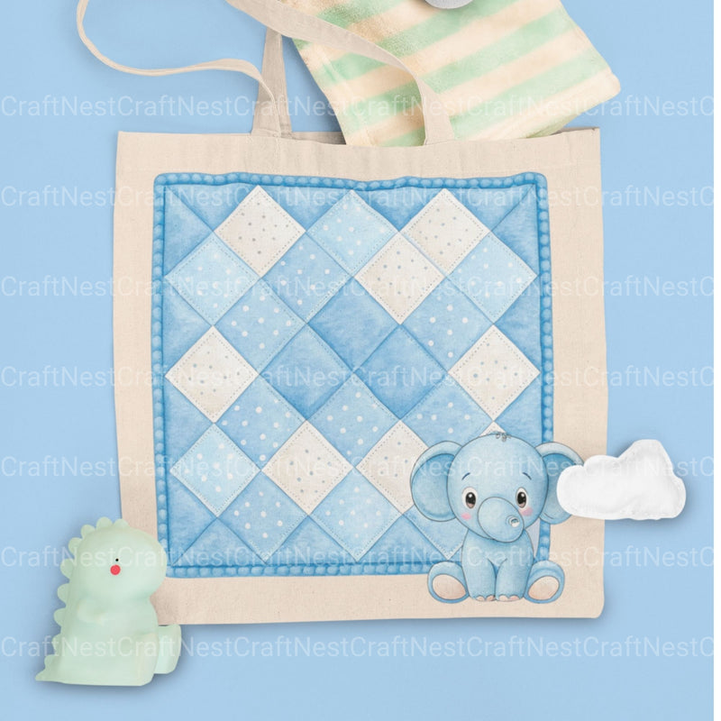 Quilt For Boys Clipart Bundle - CraftNest - Digital Crafting and Art