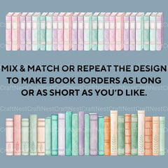 Book Borders Clipart Bundle - CraftNest - Digital Crafting and Art