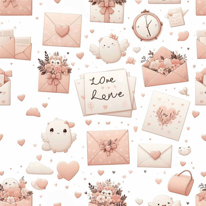 Valentine Seamless Digital Paper 2 - CraftNest - Digital Crafting and Art