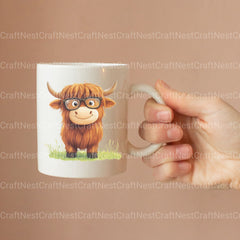 Highland Cows Clipart Bundle 2 - CraftNest - Digital Crafting and Art