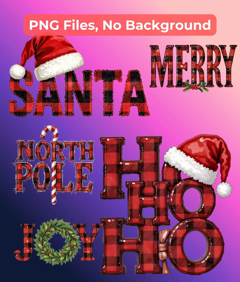 Christmas Flannel Clipart Bundle - CraftNest - Digital Crafting and Art