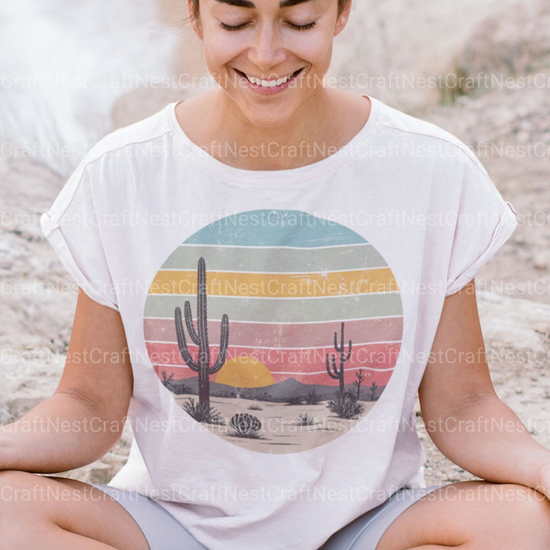 Retro Sunsets 3 Clipart Bundle - CraftNest - Digital Crafting and Art