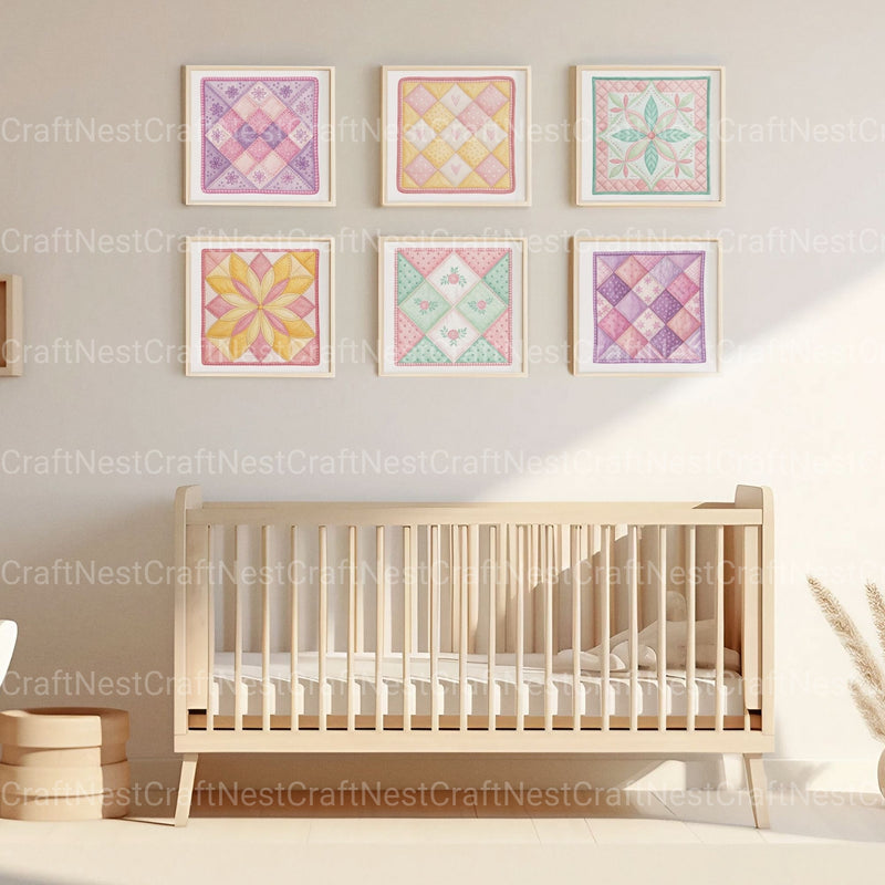 Quilt For Girls Clipart Bundle - CraftNest - Digital Crafting and Art