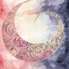 Moon Boho Seamless Digital Paper - CraftNest - Digital Crafting and Art