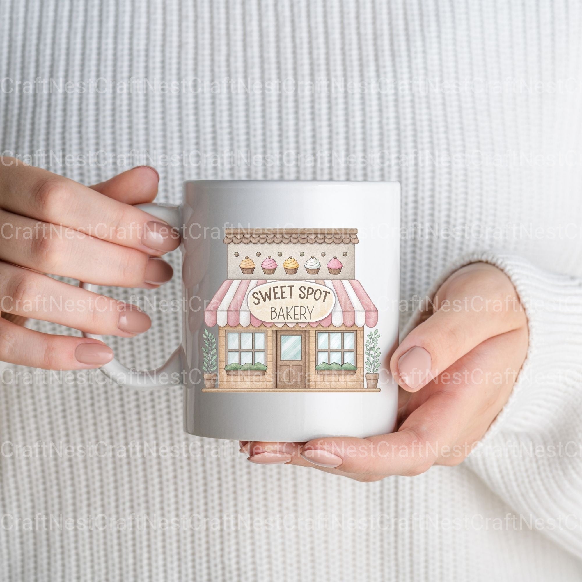 Village Shops Clipart Bundle - CraftNest - Digital Crafting and Art