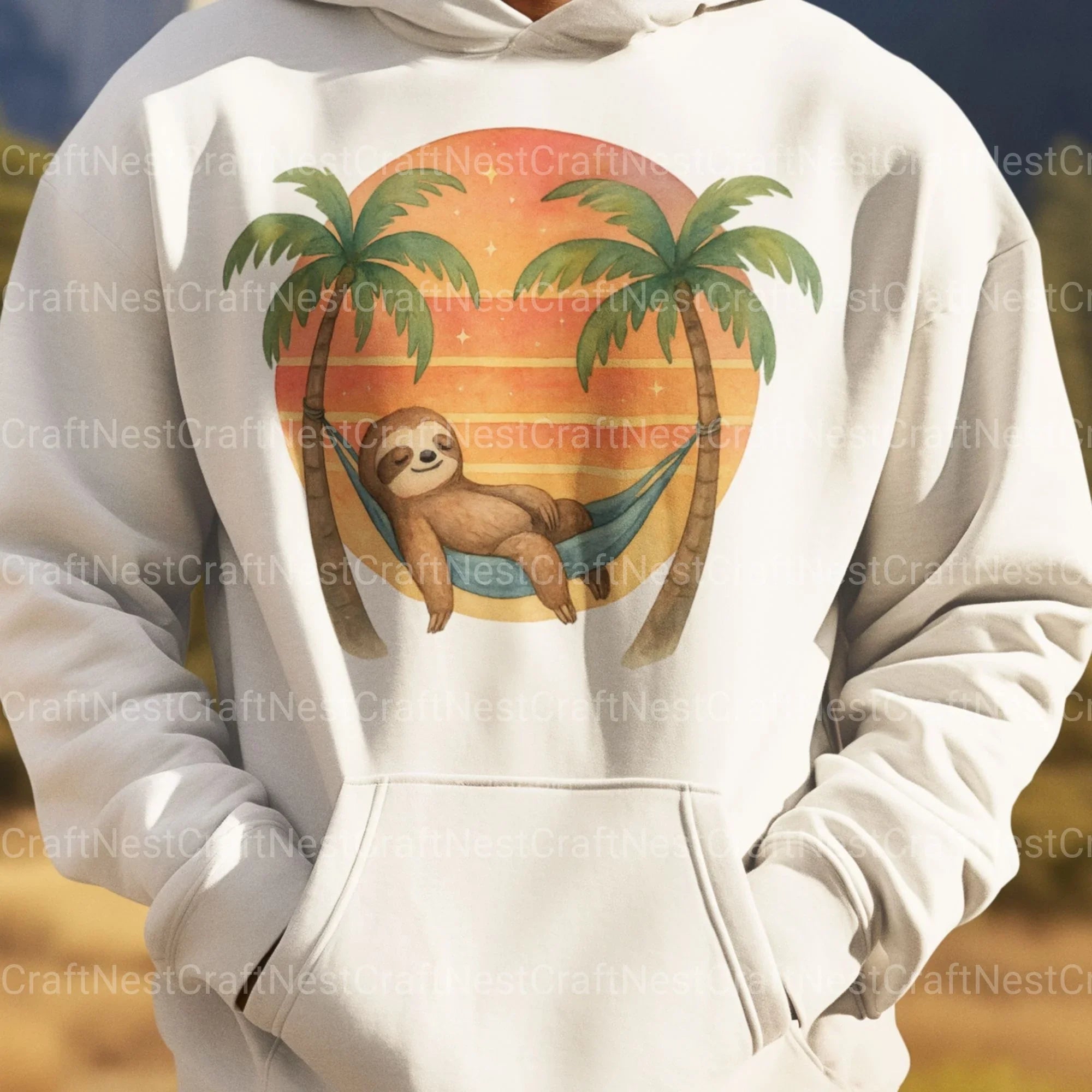 Retro Sunset & Animals Clipart Bundle - CraftNest - Digital Crafting and Art