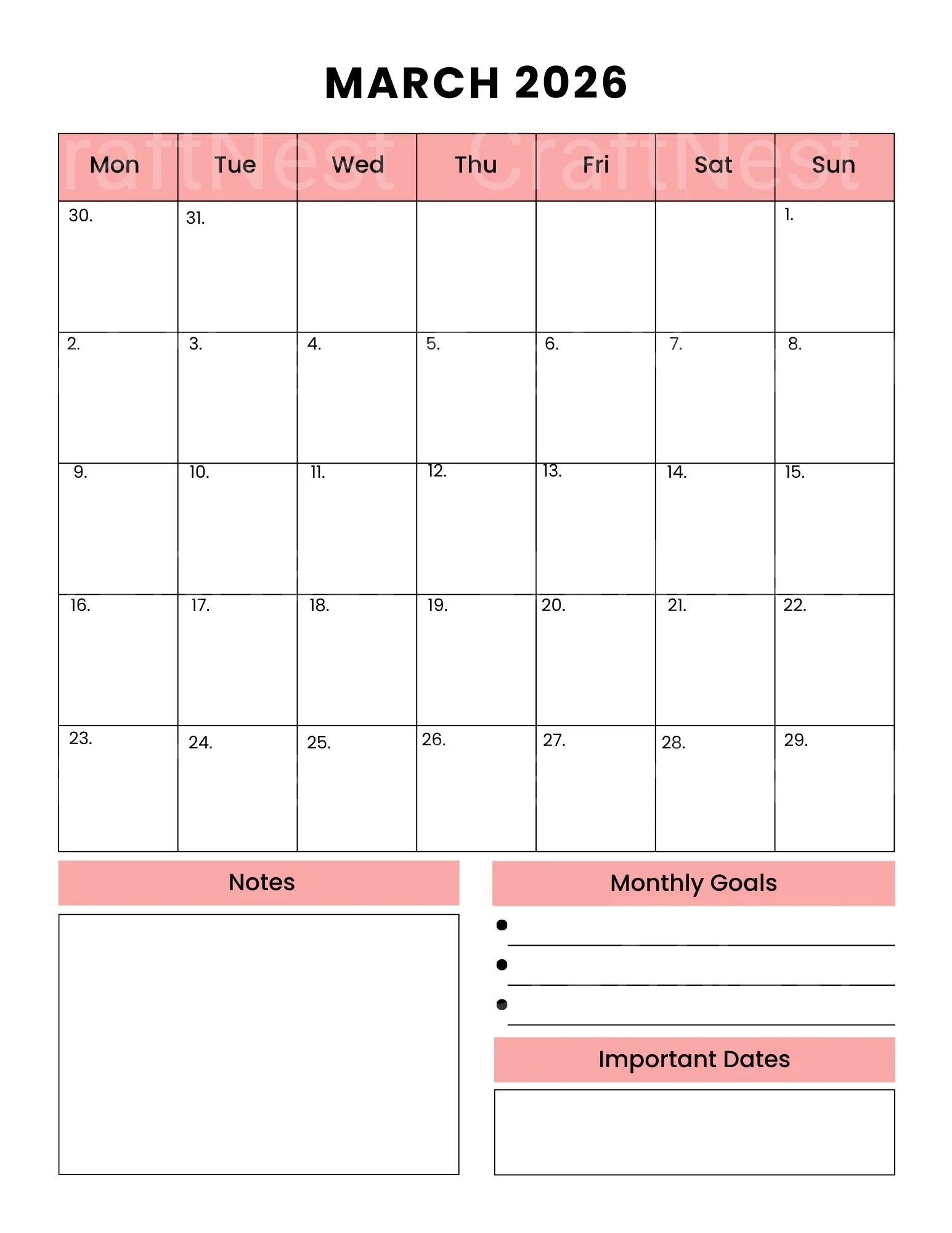 Budget Management Organizer - CraftNest - Digital Crafting and Art