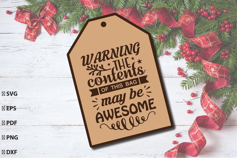 Christmas Gift Tag Laser Cut Bundle - CraftNest - Digital Crafting and Art