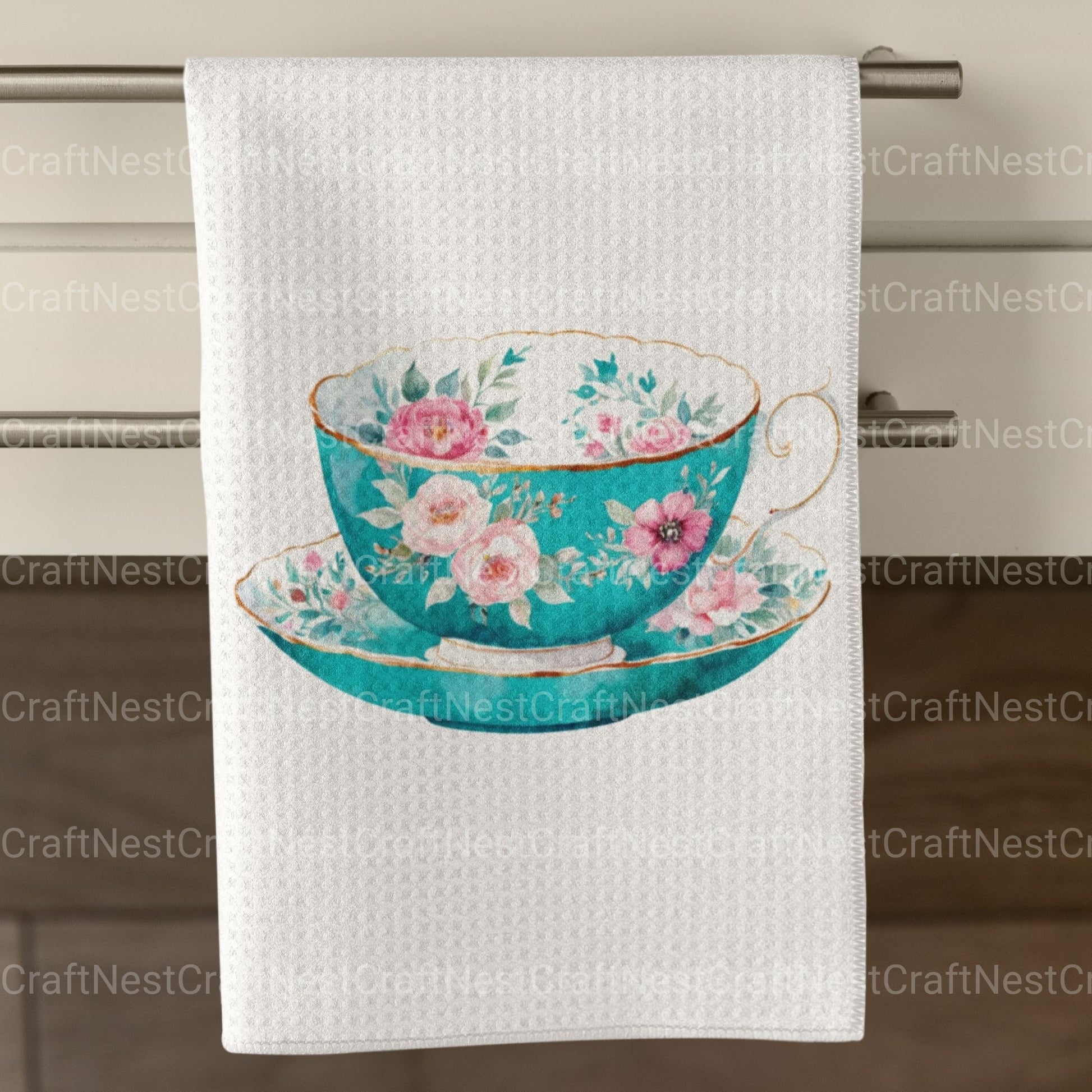 Teacups Vintage Clipart Bundle - CraftNest - Digital Crafting and Art