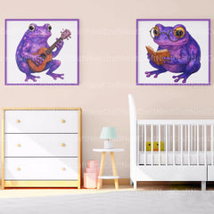Purple Frogs Clipart Bundle - CraftNest - Digital Crafting and Art
