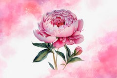 Pink Peony Set Clipart Bundle - CraftNest - Digital Crafting and Art