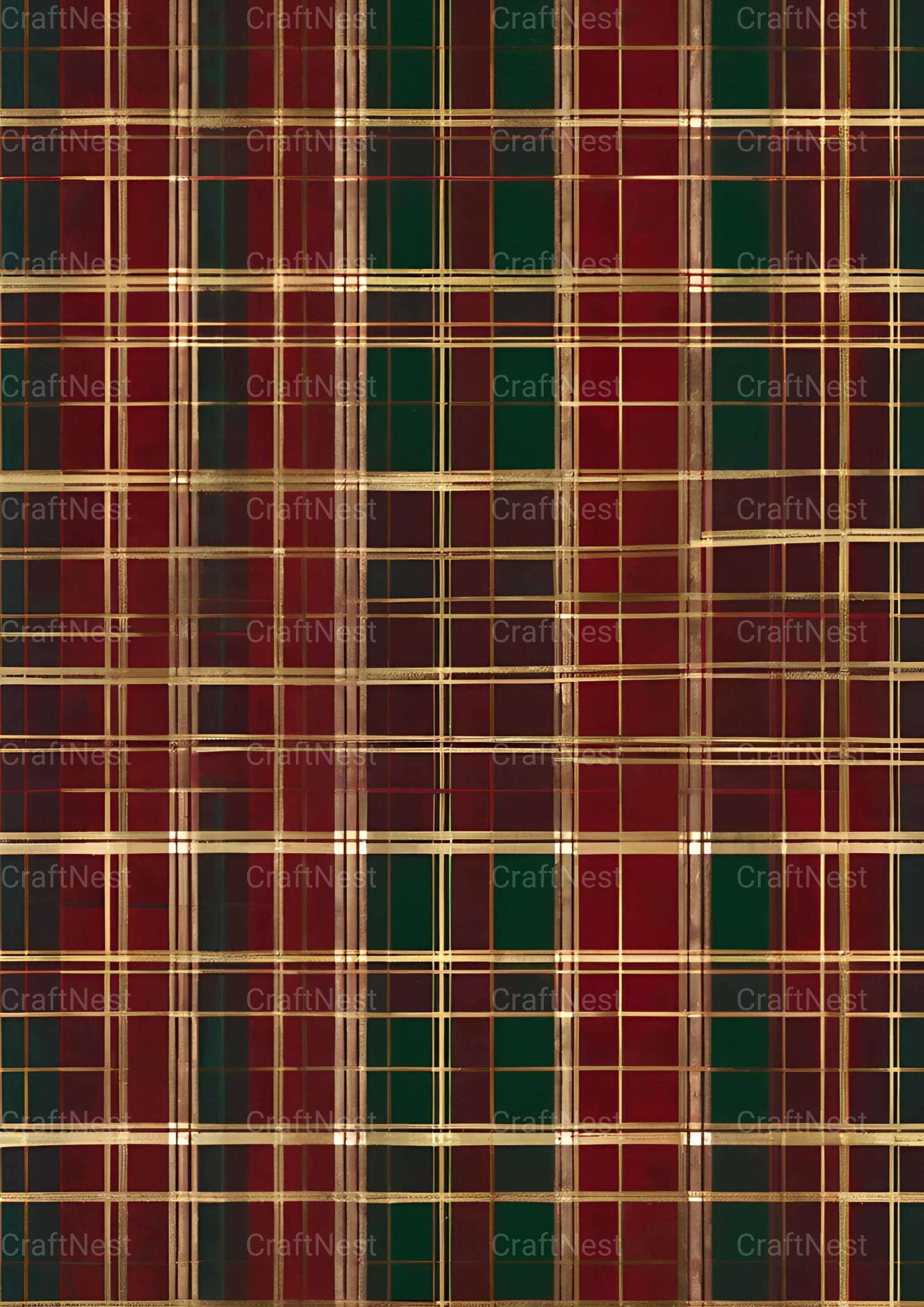 Christmas Plaids Textures - CraftNest - Digital Crafting and Art
