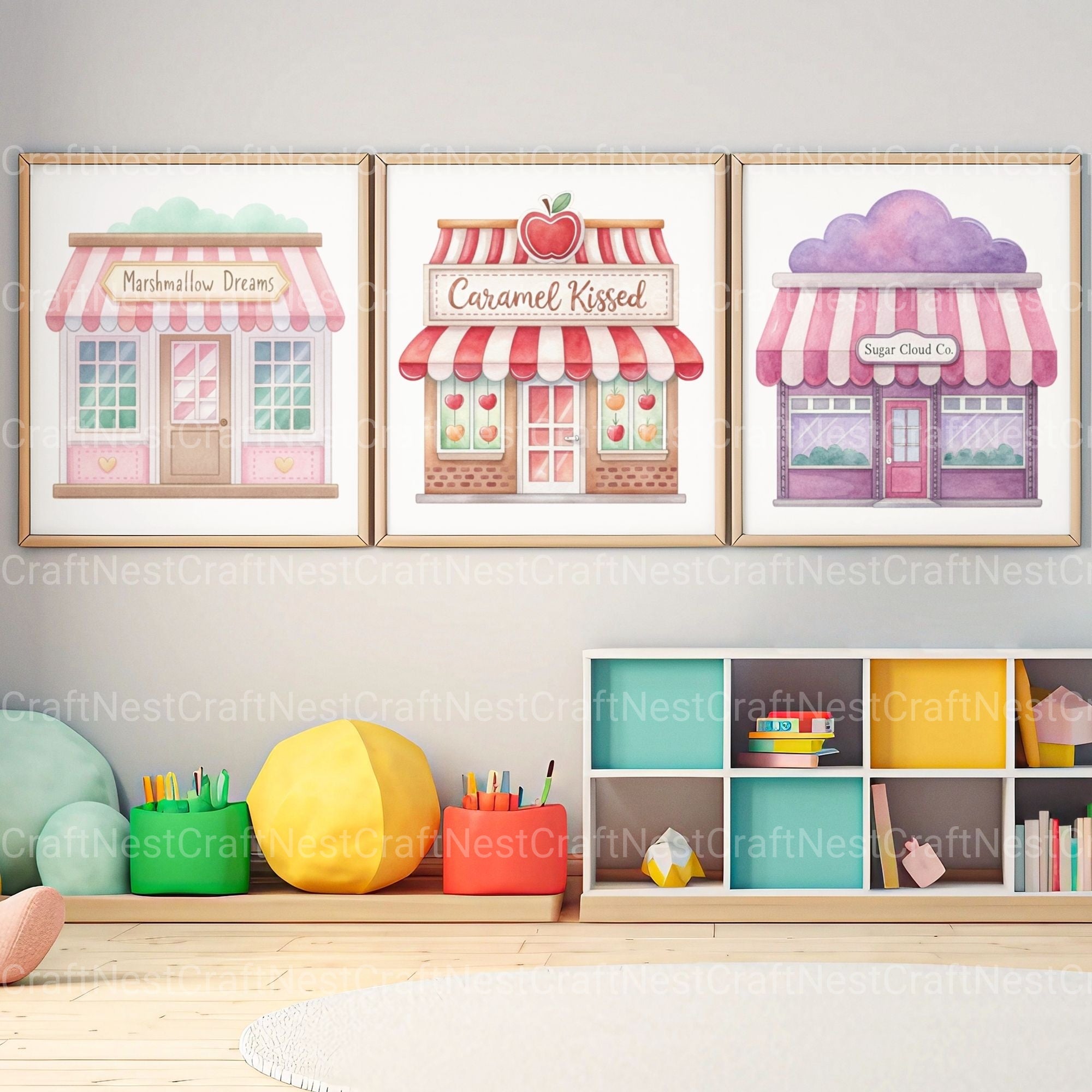 Village Shops Sweet Treats Clipart Bundle - CraftNest - Digital Crafting and Art