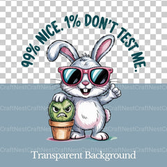 Rabbit Cactus Shirt Design Clipart Bundle - CraftNest - Digital Crafting and Art