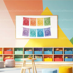 Papel Picado Banners Clipart Bundle - CraftNest - Digital Crafting and Art