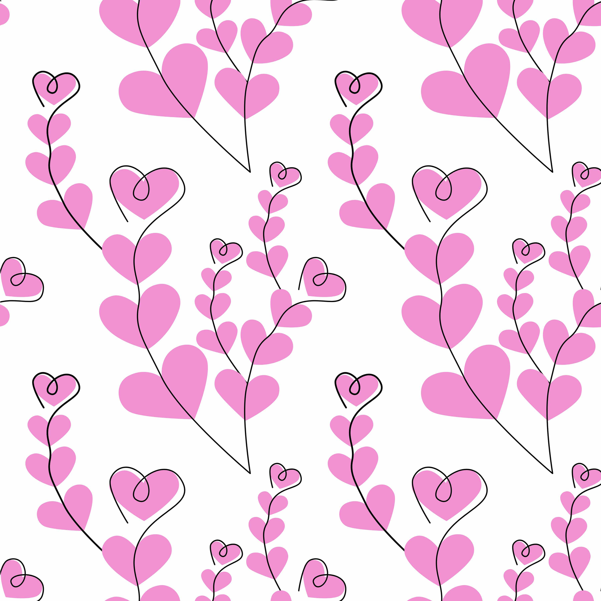 Valentines Seamless Digital Paper - CraftNest - Digital Crafting and Art