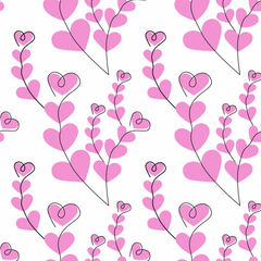 Valentines Seamless Digital Paper - CraftNest - Digital Crafting and Art