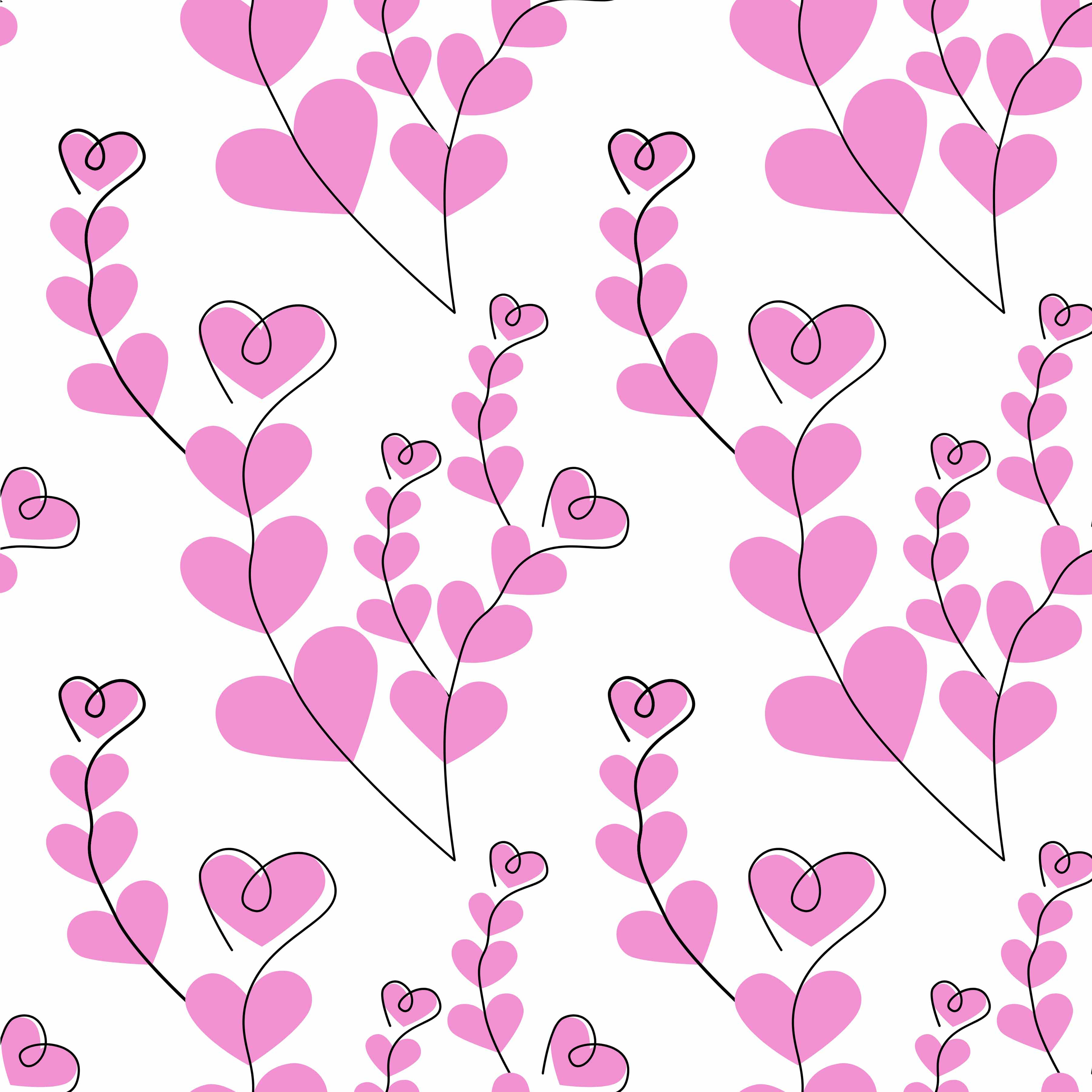 Valentines Seamless Digital Paper - CraftNest - Digital Crafting and Art