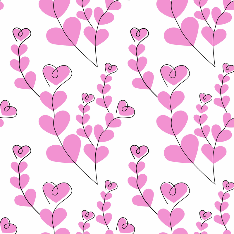 Valentines Seamless Digital Paper - CraftNest - Digital Crafting and Art