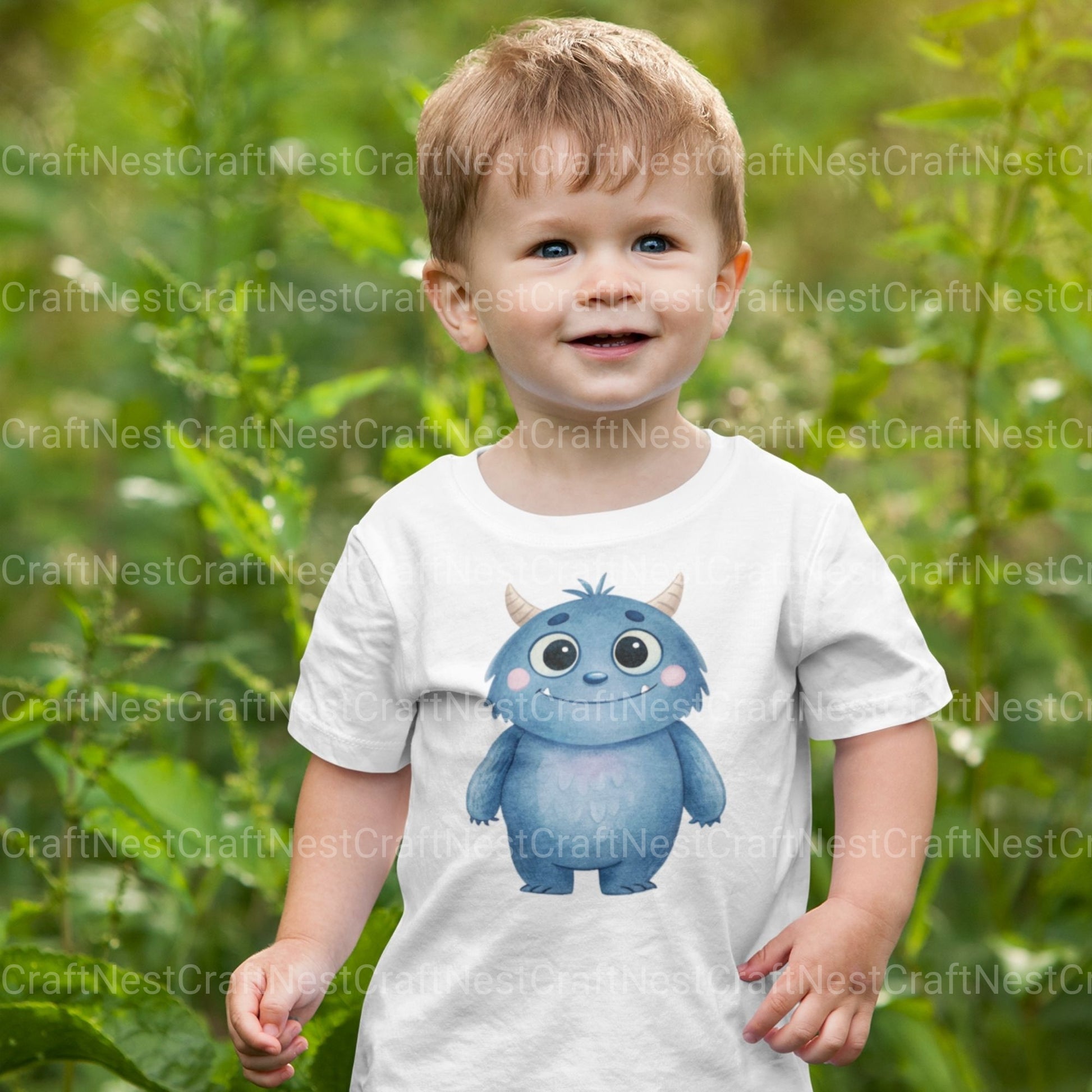 Monsters Cute Clipart Bundle - CraftNest - Digital Crafting and Art