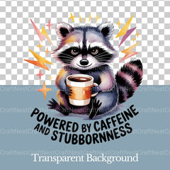Raccoon Stubborn Shirt Clipart Bundle - CraftNest - Digital Crafting and Art