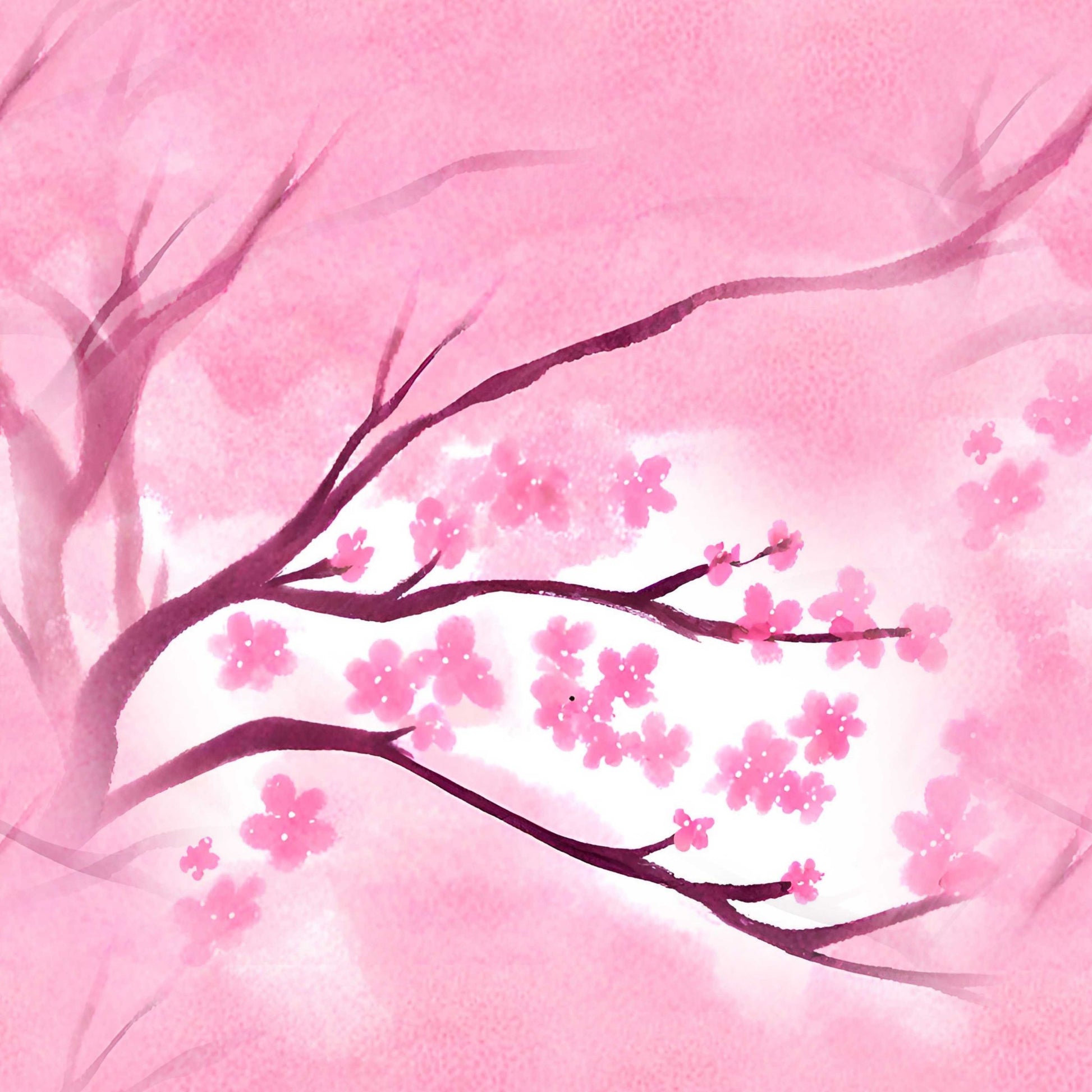 Sakura Blossom Seamless Digital Paper - CraftNest - Digital Crafting and Art