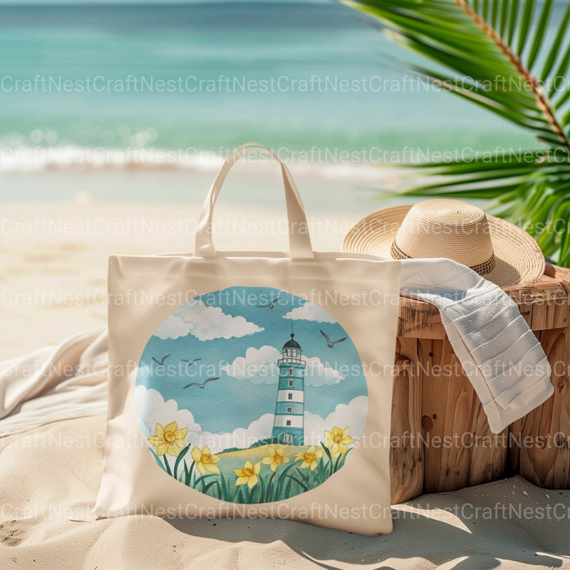 Lighthouses Updated Clipart Bundle - CraftNest - Digital Crafting and Art