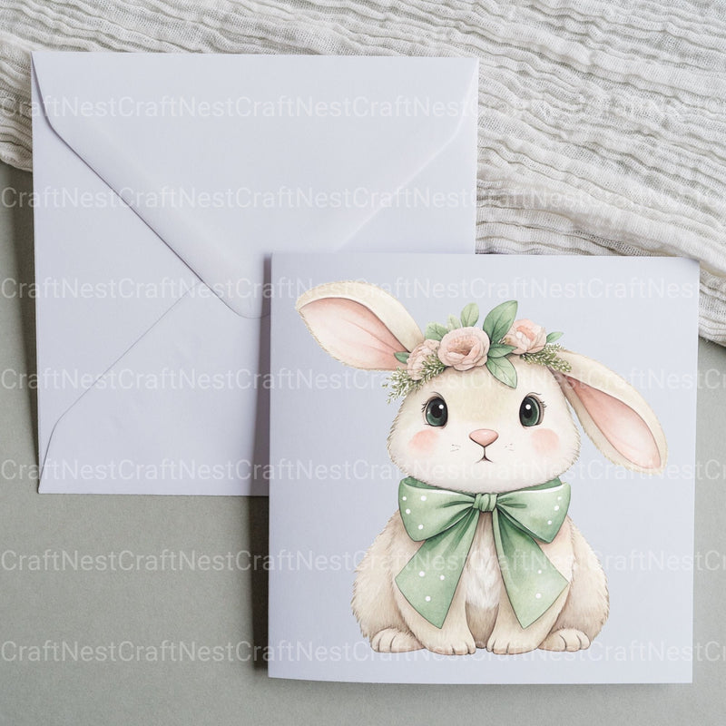 Bunnies Coquette Bow Clipart Bundle - CraftNest - Digital Crafting and Art