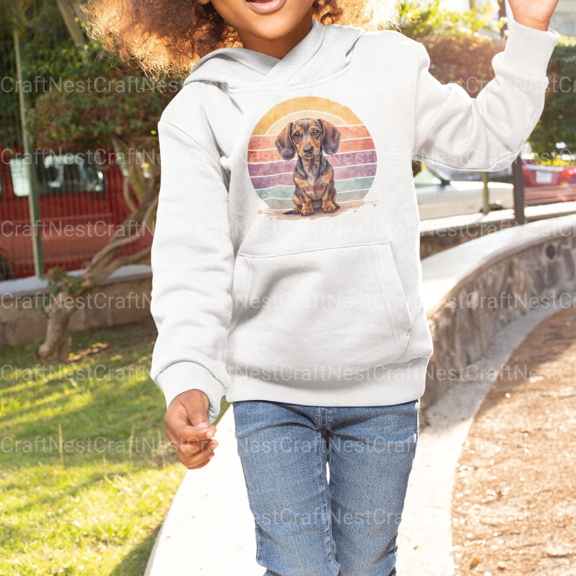 Dachshunds Vintage Sunset Clipart Bundle - CraftNest - Digital Crafting and Art