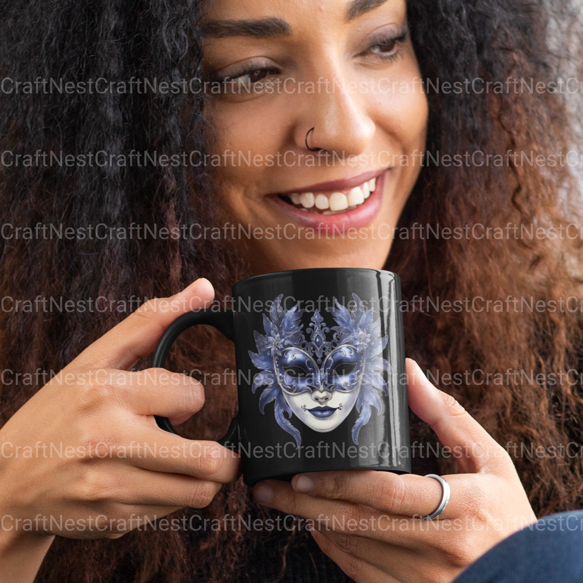 Masquerade Masks Gothic Clipart Bundle - CraftNest - Digital Crafting and Art