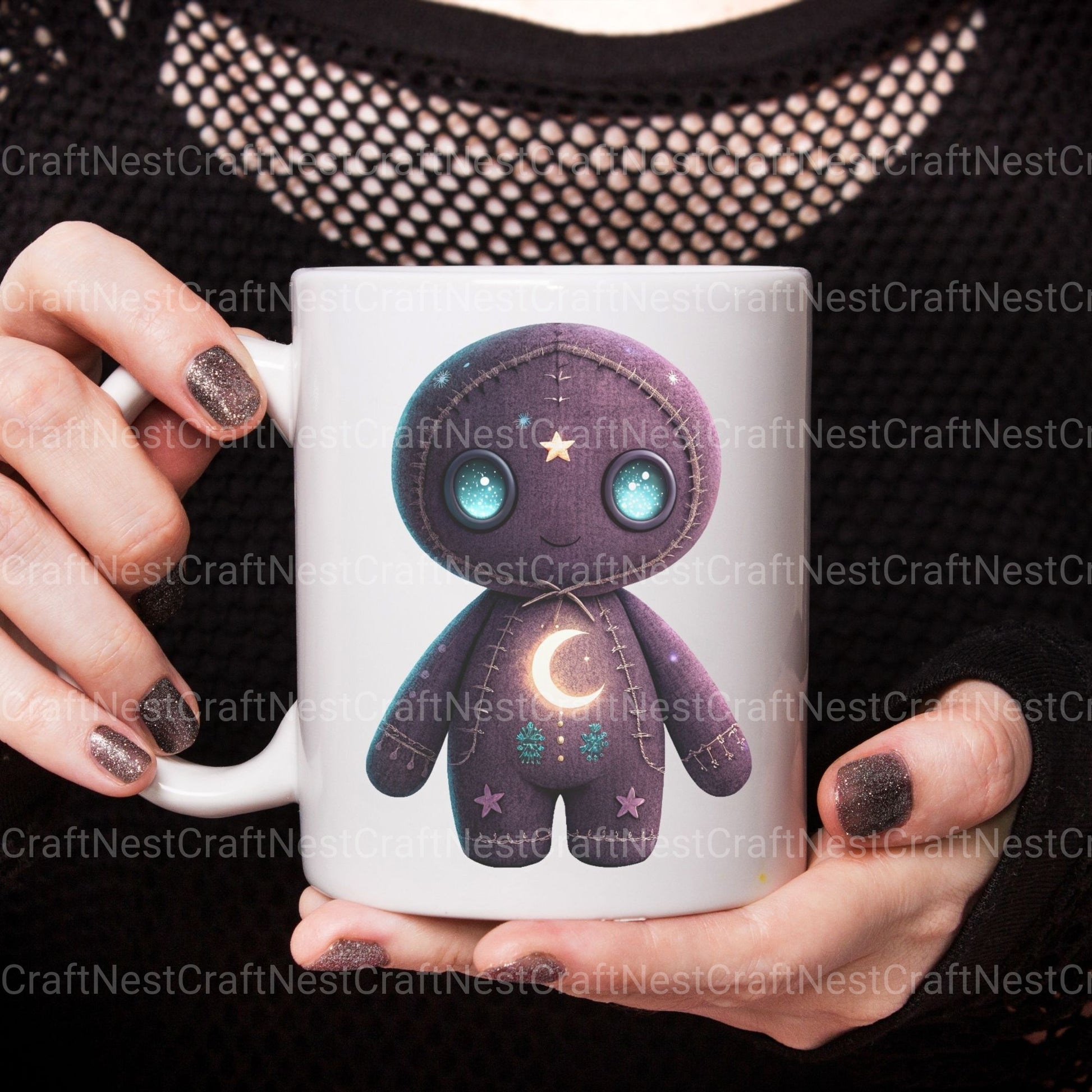 Purple Voodoo Dolls Clipart Bundle - CraftNest - Digital Crafting and Art