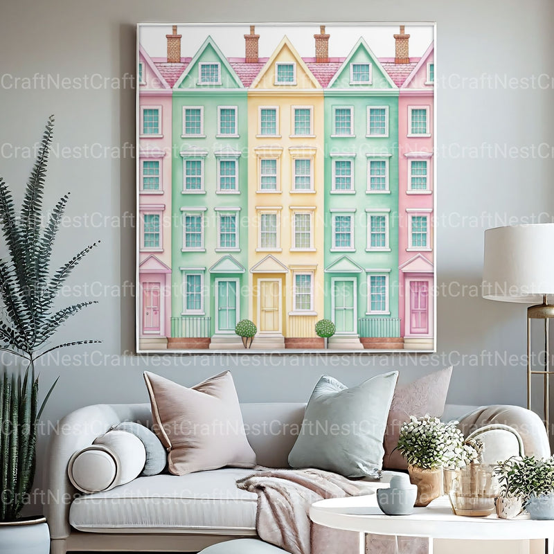 Row House Borders Clipart Bundle - CraftNest - Digital Crafting and Art