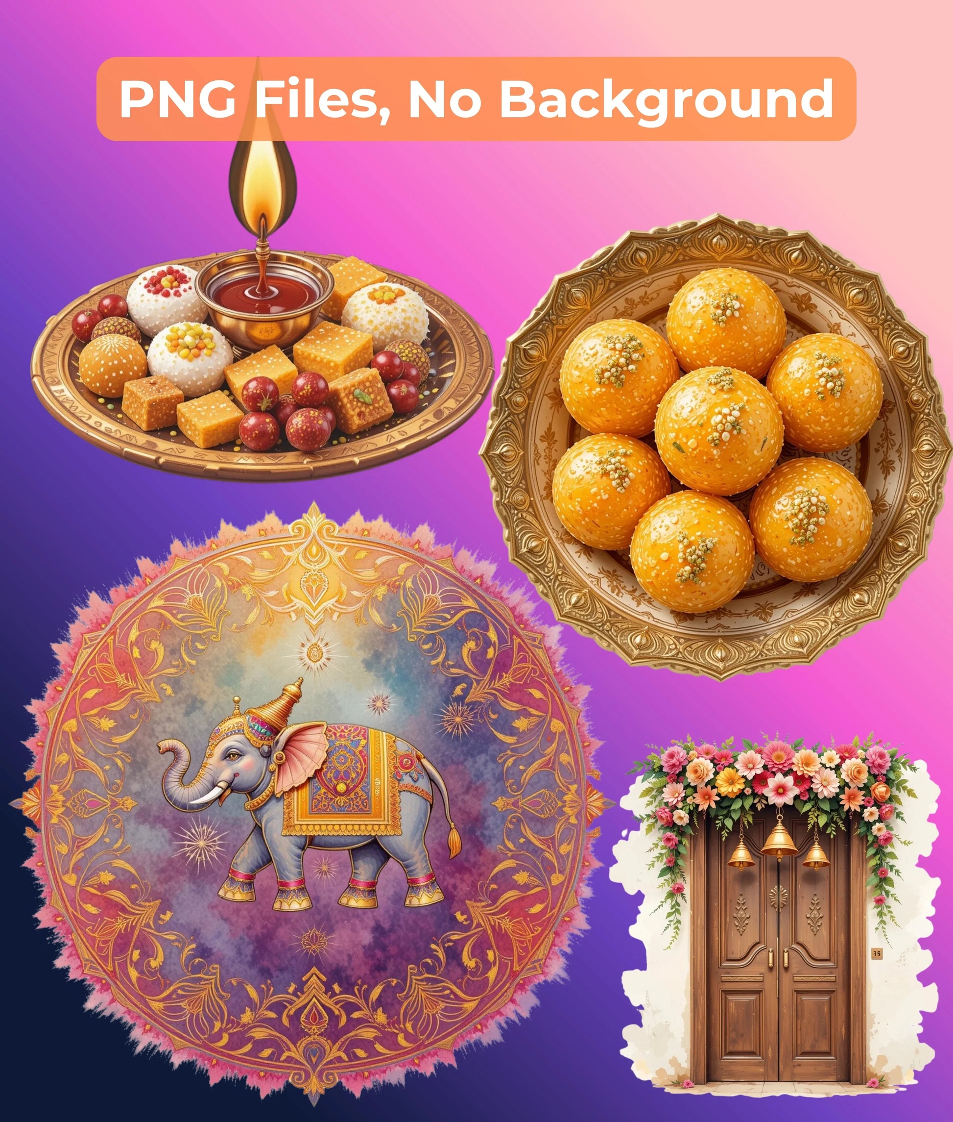 Premium Diwali Clipart Bundle - CraftNest - Digital Crafting and Art