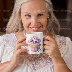 Cupcakes Floral Clipart Bundle - CraftNest - Digital Crafting and Art