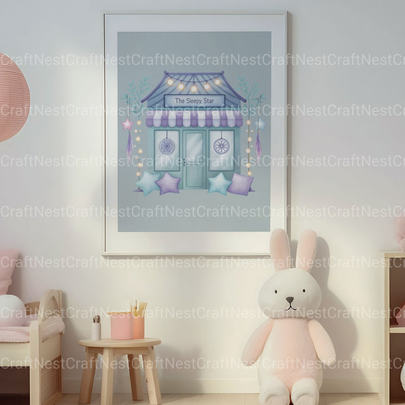 Enchanted Village Shops Clipart Bundle - CraftNest - Digital Crafting and Art