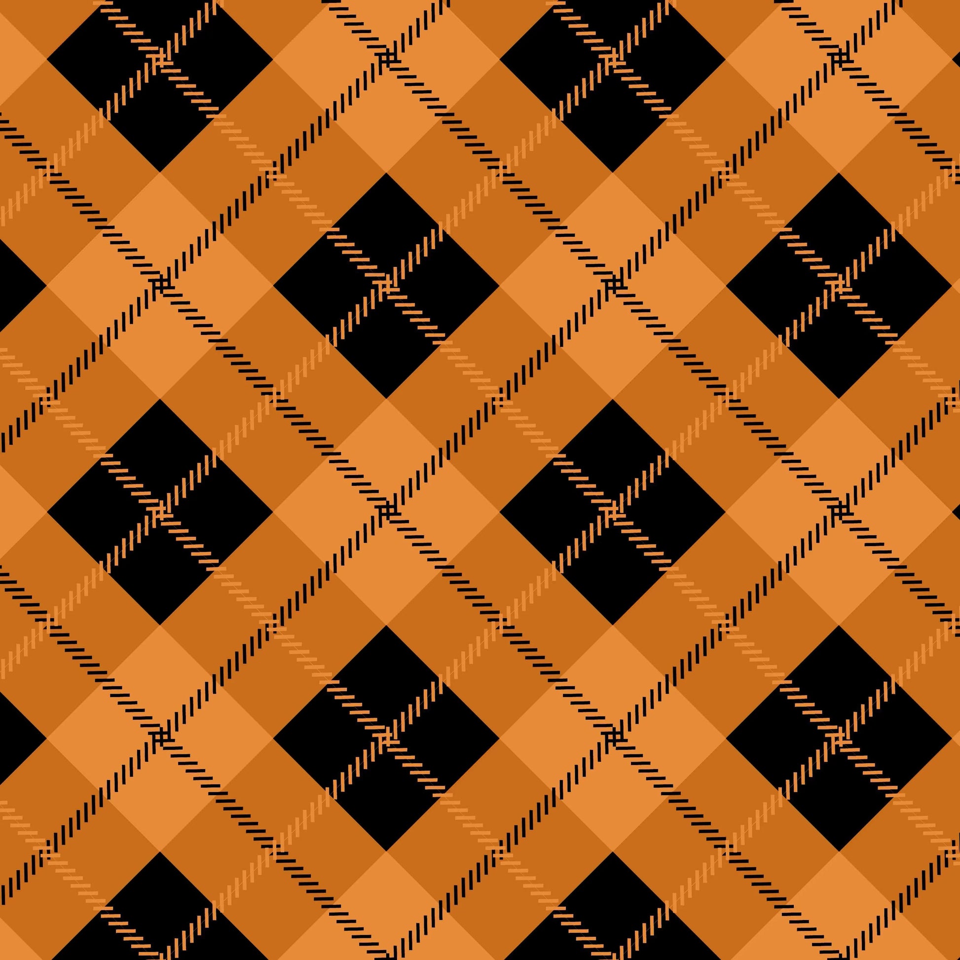 Fall Plaid Seamless Digital Paper - CraftNest - Digital Crafting and Art