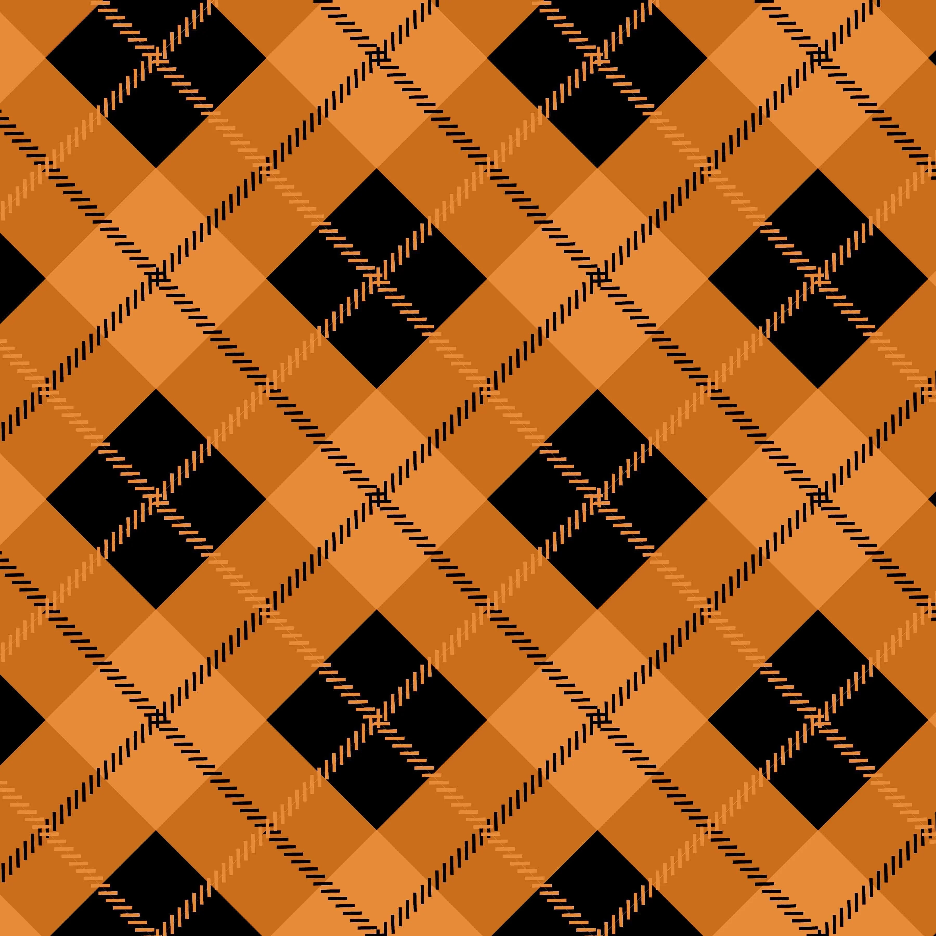 Fall Plaid Seamless Digital Paper - CraftNest - Digital Crafting and Art