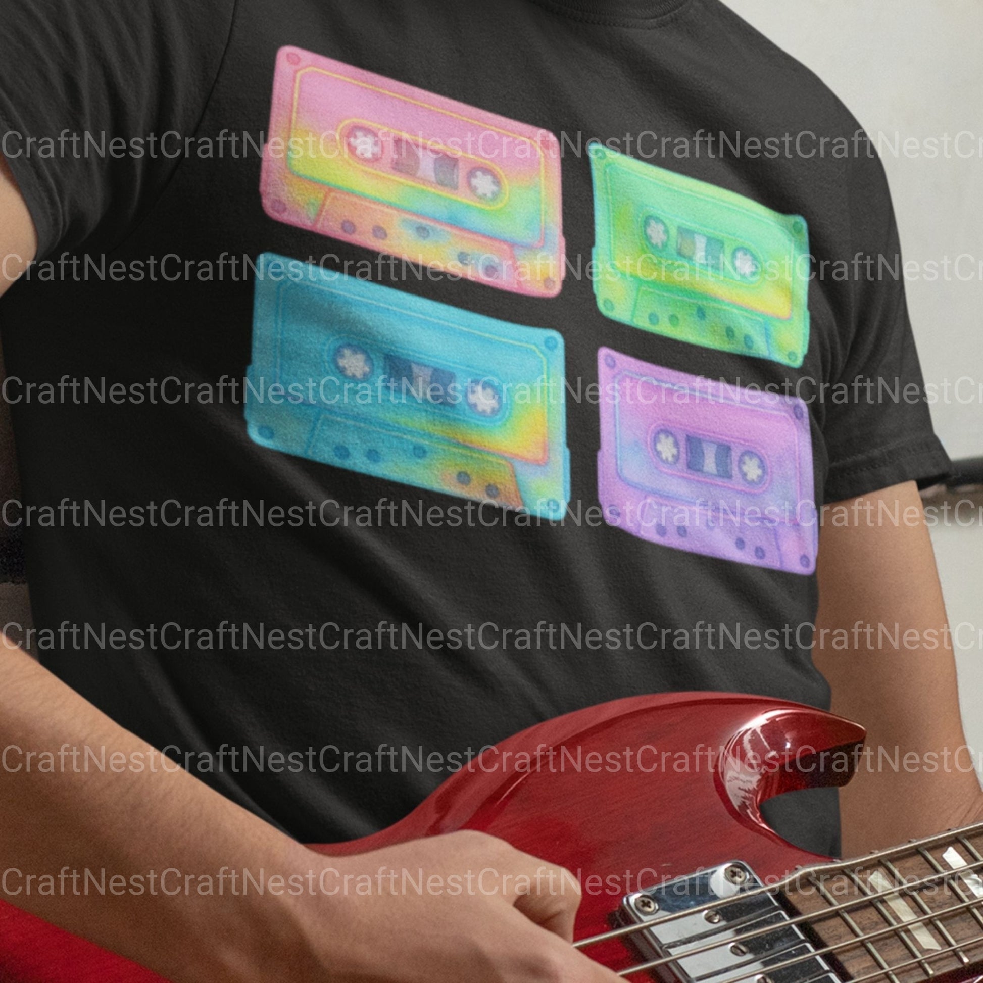 Neon Retro 3 Clipart Bundle - CraftNest - Digital Crafting and Art